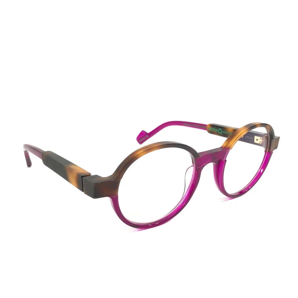 Etnia Barcelona Eyeglasses Frames CHROMA N40 HVVI Havana Violet Purple 48-20-140